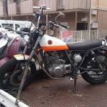 天白区梅ヶ丘　バイク買取　グラストラッカー（焼付き）