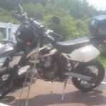 可児市東帷子　バイク買取　Dトラッカー（改）　