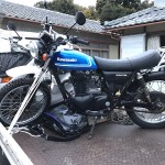 豊橋市伊古部町　バイク買取　250TR 錆（潮風にて）