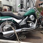 守山区瀬古東　バイク買取　バルカン400 改造車