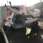 丹羽郡大口町余野　バイク買取　ギア50 転倒車