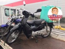 知立市広見にてバイク買取　原付スーパーカブ事故車