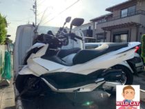 愛西市大井町　バイク買取　PCX125事故車　不動車