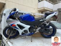 浜松市南区　バイク買取　GSXR1000 浜風錆多数　不動車