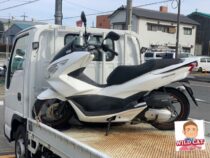 名古屋市中川区小本本町　バイク買取　PCX125(JF56)転倒車