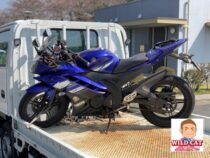 東海市富木島町　バイク買取　YZF-R15 欠品　長期放置不動車