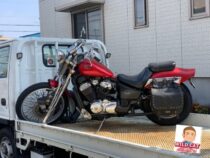 中川区高畑　バイク買取　事故車　STEED400 過走行