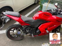 中川区山王　バイク出張買取　ニンジャ250 長期放置　タンク内部錆