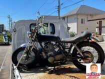 みよし市根浦　バイク買取　SR400 長期不動車　パンク