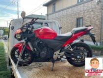 豊明市新田町にて事故車買取　CBR400R