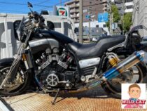 名古屋市中村区亀島　バイク買取　V MAXカスタム動かない