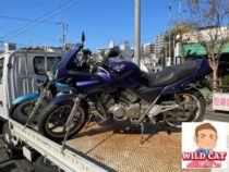 名古屋市昭和区鶴舞　バイク買取　セルビス250 不動車両　過走行 査定５分