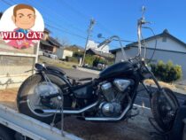 額田郡幸田町にて　書類無し不動バイク買取しました